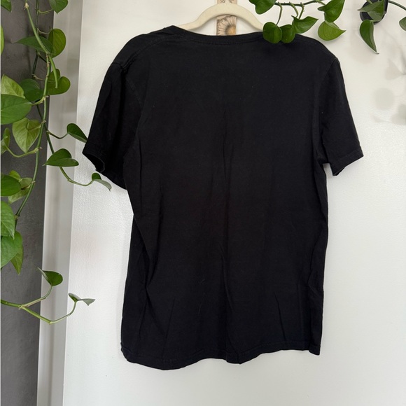 AC/DC Black Cotton Tee with White Logo 100% Cotton - Picture 5 of 5